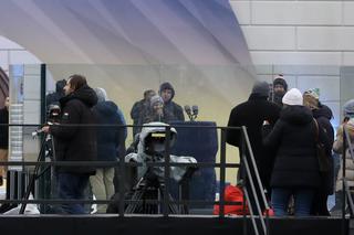 Przygotowania do wystąpienia Joe Bidena w Warszawie