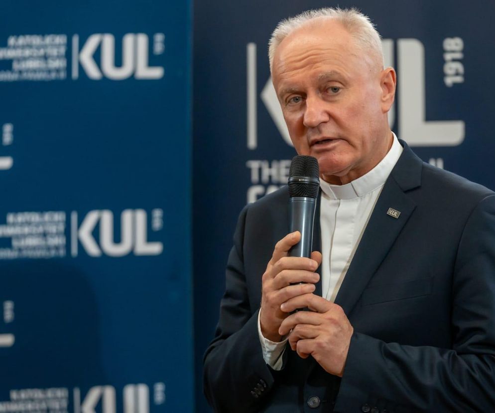 Rektor KUL, ksiądz prof. Mirosław Kalinowski 