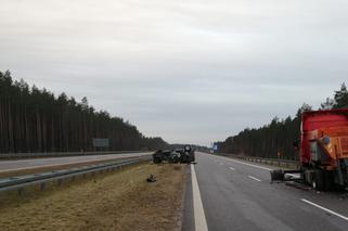 Po wypadku zablokowana S7 w kierunku Ostródy! Jedna osoba ranna [ZDJĘCIA]