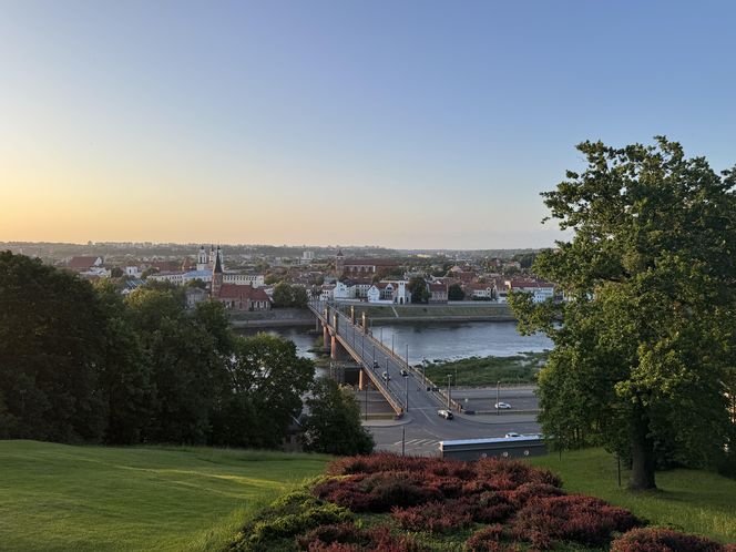 A to już panorama Kowna - drugiego co do wielkości miasta na Litwie