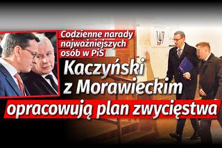 Jarosław Kaczyński z Mateuszem Morawieckim opracowują plan zwycięstwa! [ZDJĘCIA]