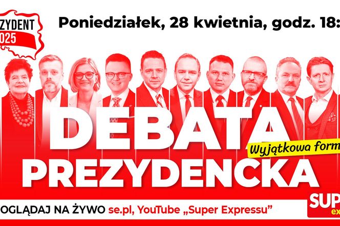 Już dziś debata 13 kandydatów w studiu „Super Expressu”! Wyjątkowa formuła