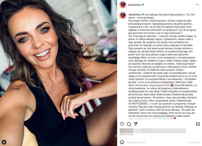 Edyta Herbuś na nowym zdjęciu nie przypomina siebie