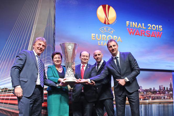 Prezentacja Pucharu Ligi Europy w Warszawie