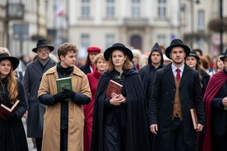 Literacki pochód w Nowym Sączu. Kto wcielił się w Harry'ego Pottera i Wokulskiego?