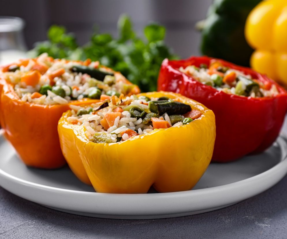 Papryka faszerowana z ryżem