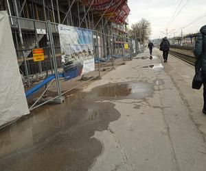 Budowa dworca PKP w Kielcach (marzec 2023)