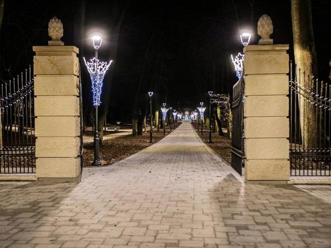 Świąteczne iluminacje Busko Zdrój