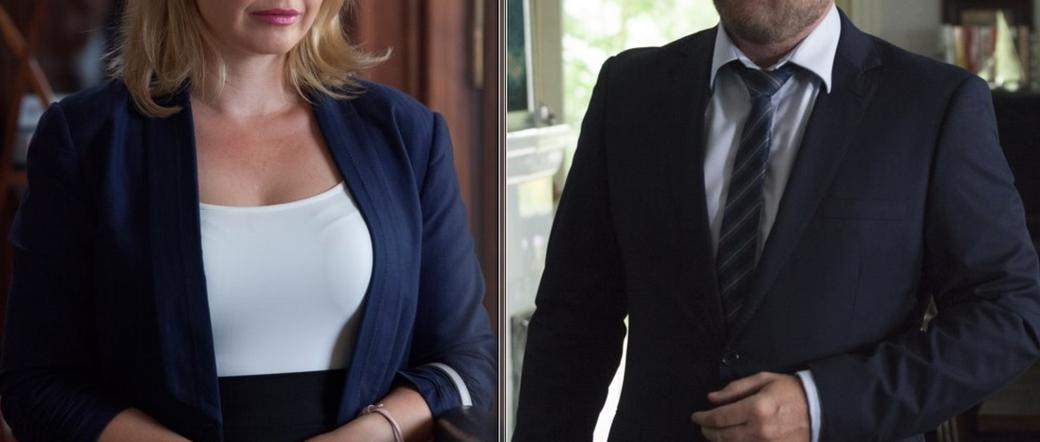 Przyjaciółki 8 sezon odc. 88 Anka (Magdalena Stużyńska), Paweł (Bartek Kasprzykowski)