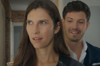 Barwy szczęścia, odcinek 3131. Regina (Kamila Kamińska), Justin (Jasper Sołtysiewicz)