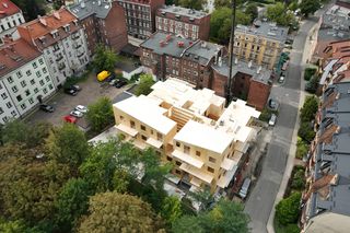 Habitat 19 w Zabrzu na półmetku. To będzie pierwszy budynek mieszkalny zbudowany w technologii CLT