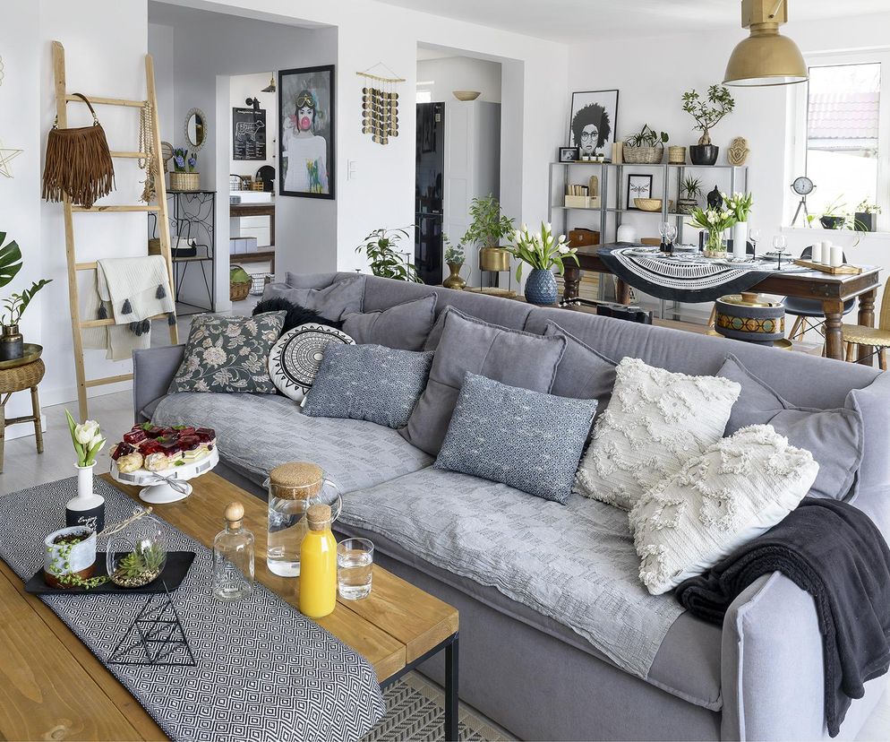 Sofa w salonie. Inspiracje