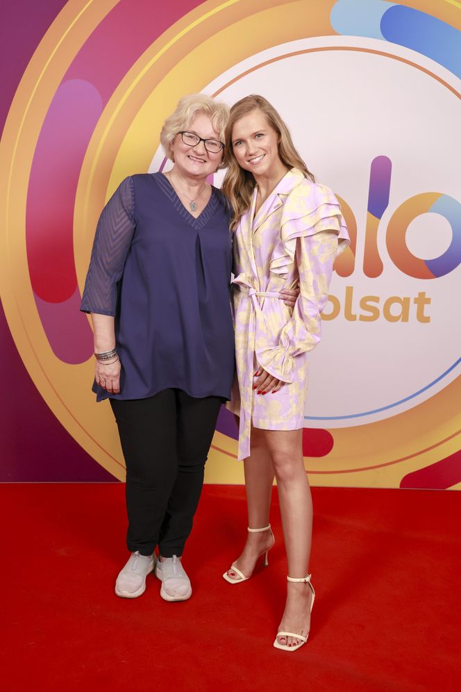  Agnieszka Kaczorowska z mamą w "Halo, tu Polsat"