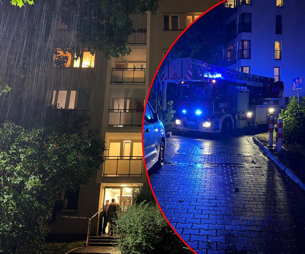 Z mieszkania na Mokotowie wydobywał się dym. W środku znaleziono ciało mężczyzny. Leżało wśród szalejących płomieni