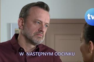 Na Wspólnej odc. 3871: Krzysztof Smolny (Łukasz Konopka), Judyta Bradecka (Anna Dereszowska)