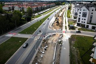 Budowa TAT na wrocławskie Jagodno trwa. Zobacz, jak przebiegają prace [ZDJĘCIA]