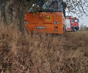 Wypadek autobusu szkolnego