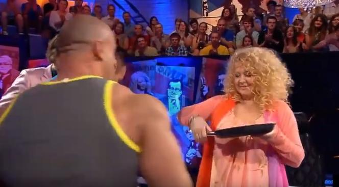 Burneika i Pudzianowski dali prezent Gessler