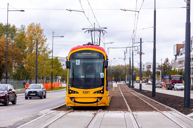 Budowa tramwaju do Wilanowa na kilka tygodni przed otwarciem