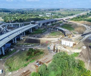 Węzeł Mistrzejowice - budowa. Zobacz jak powstaje jeden z najbardziej skomplikowanych obiektów na S7