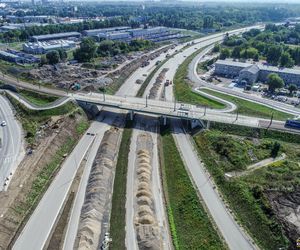 Węzeł Mistrzejowice - budowa. Zobacz jak powstaje jeden z najbardziej skomplikowanych obiektów na S7