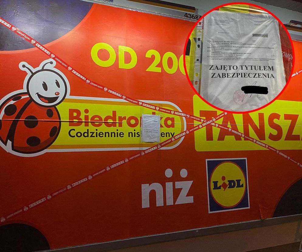 Komornik zajmuje billboardy Biedronki