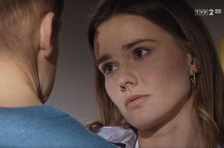 M jak miłość odc. 1648. Franka (Dominika Kachlik), Paweł (Rafał Mroczek)