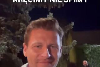 M jak miłość nowy sezon. Adam Karski (Patryk Szwichtenberg) na planie