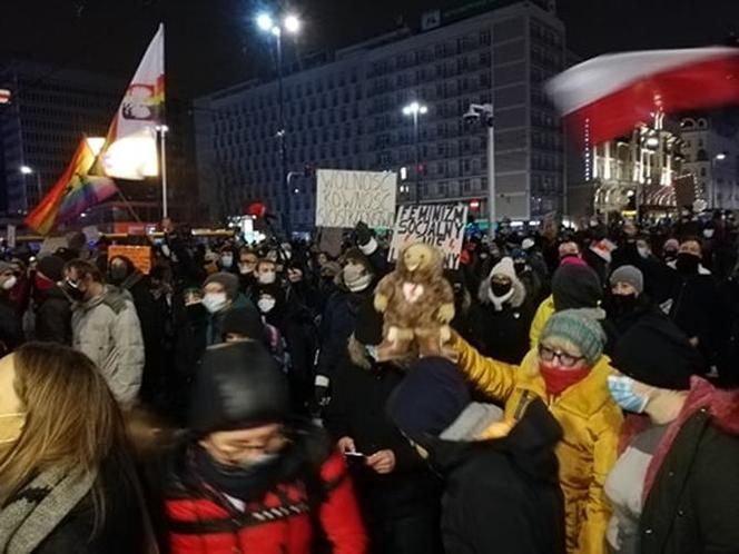 Strajk kobiet w Warszawie 29.01.2021