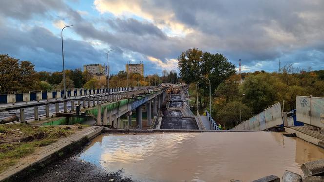 Koszalin: Most zawalił się na samochód