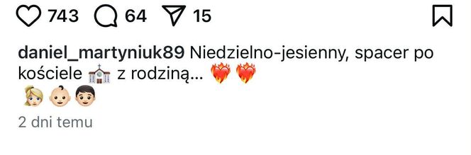 Co za przemiana! Daniel Martyniuk z żoną i dzieckiem na spacerze