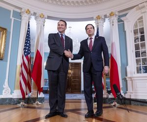 Spotkanie ministra Radosława Sikorskiego z sekretarzem stanu USA Marco Rubio 