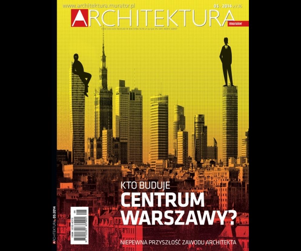 Okładka Miesięcznik Architektura 05/2014