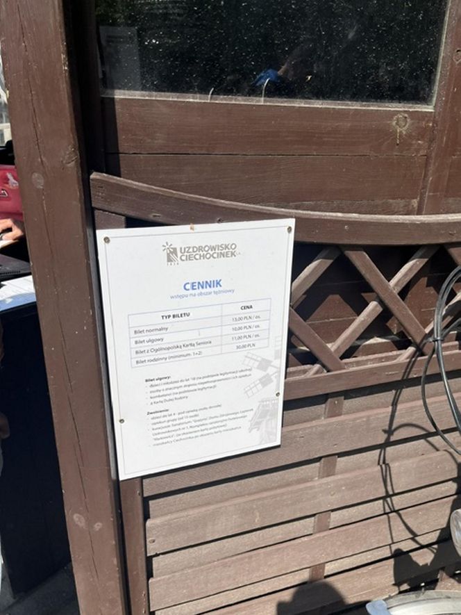 Cennik tężni (maj 2025)