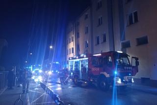 Pożar bloku przy ul. Przemysłowej w Tarnowie 31.05.2023r.