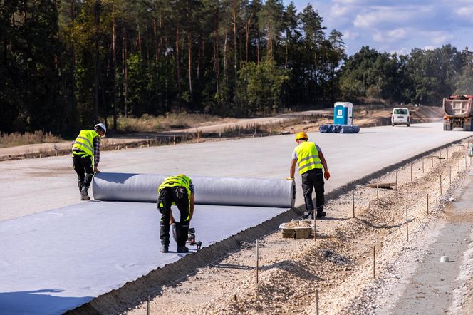 Strabag buduje odcinek autostrady pod Siedlcami