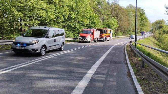 Wypadek w Lyskach. Nie żyje 15-letnia pasażerka motocykla