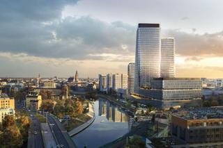 To będzie drugi najwyższy wieżowiec we Wrocławiu. Zobacz wizualizacje 