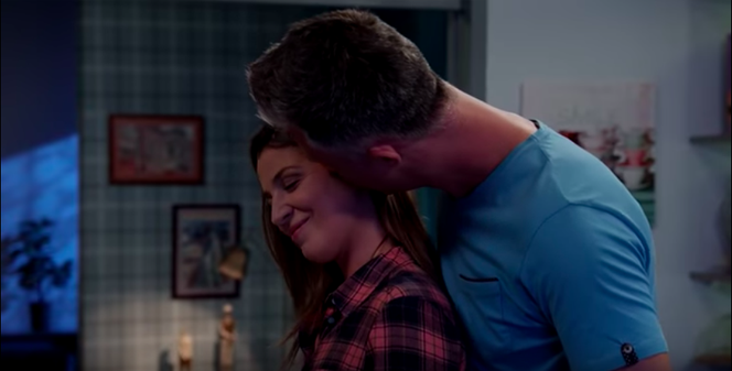 Pierwsza miłość. Kinga (Aleksandra Zienkiewicz), Artur (Łukasz Płoszajski)