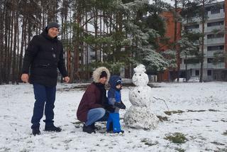 Pierwszy zimowy dzień tej jesieni w Lesznie