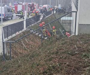 Wypadek przy Szpitalu Uniwersyteckim w Krakowie
