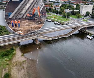 Most runął w jednej chwili. Tak to mogło wyglądać w Chorzowie