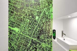 Zielona łazienka: mapa satelitarna