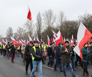 Protest rolników 20 marca w Lublinie. Przeszli ulicami miasta pod LUW