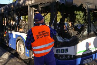 Pożar autobusu w Krakowie. MPK powoła specjalną komisję