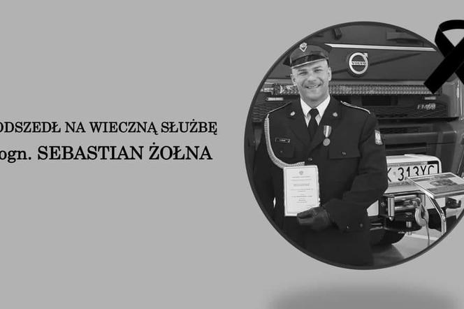 Straż pożarna w żałobie. Nie żyje Sebastian Żołna. Strażak z Mysłowic miał 41 lat