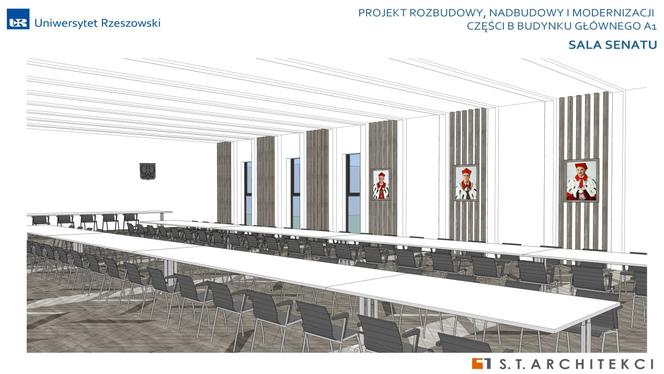 Projekt przebudowy budynku Uniwersytetu Rzeszowskiego