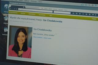 	M jak miłość odc. 1760. Profil Izy w wyszukiwarce internetowej