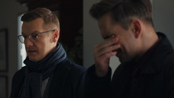 M jak miłość odc. 1735 po wakacjach. Piotrek (Marcin Mroczek), Kamil (Marcin Bosak)