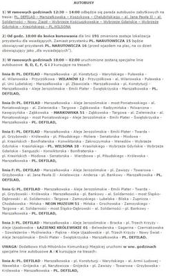 Noc muzeów 2017 Warszawa. Tak pojedzie komunikacja miejska